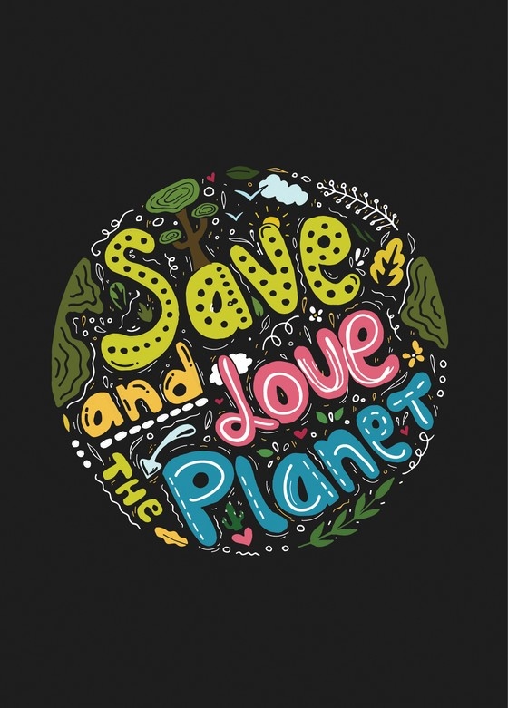 Открытка - Save and Love the Planet №2107